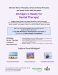 preview image of first page Michigan Hiring Dental Therapists Flyer